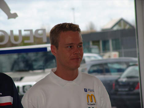 Martin Pedersen ved fredagens launch i Køge Bilhus A/S